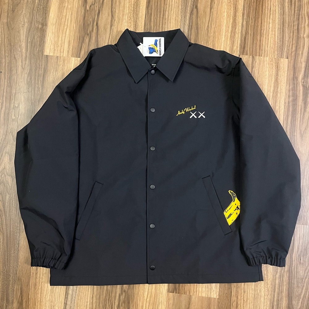 Kaws + Warhol Uniqlo Coach Jacket New L & XL
